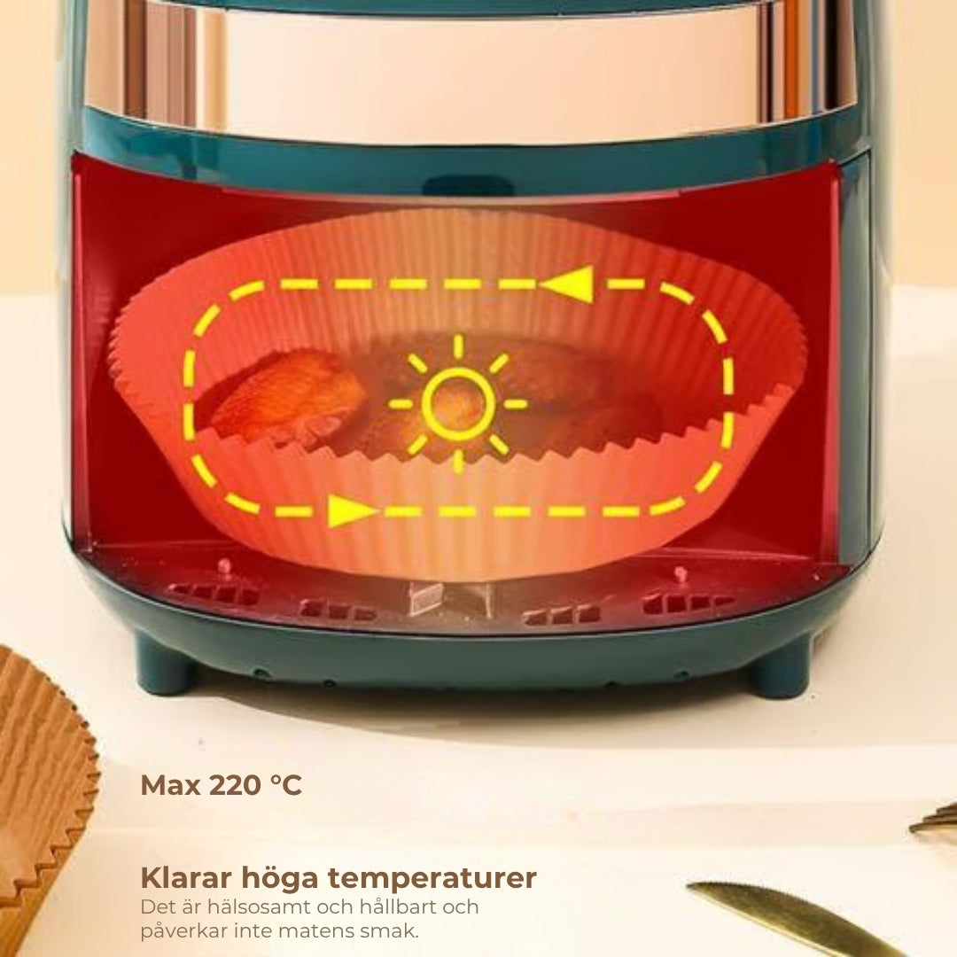 Bakplåtspapper för Airfryer 100-pack