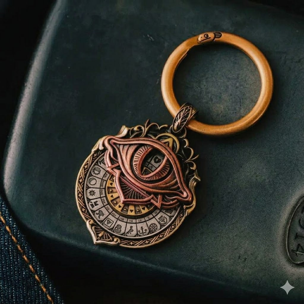 Handgjort Tarotanhänge för Kosmisk Visdom – Elegant Halsband i Retrodesign
