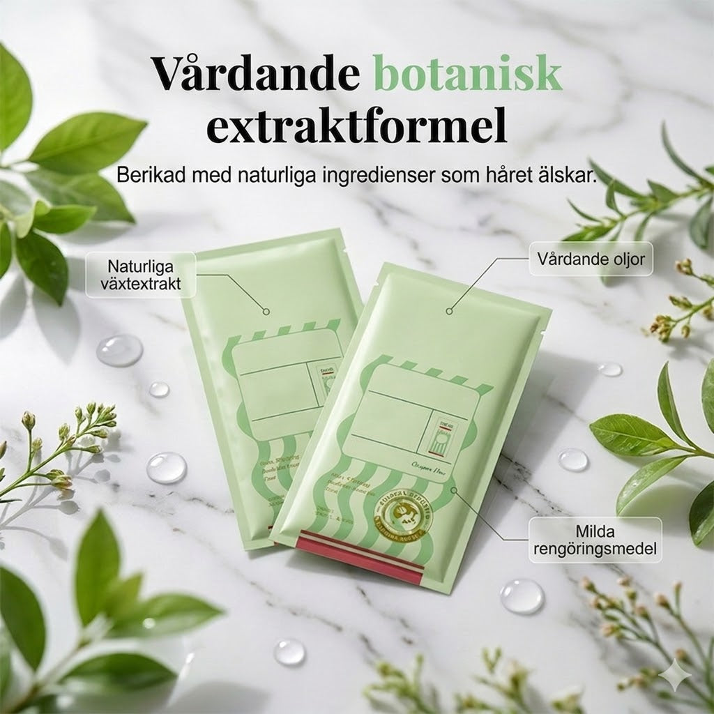 Sköljfritt Schampohandduk för Håret