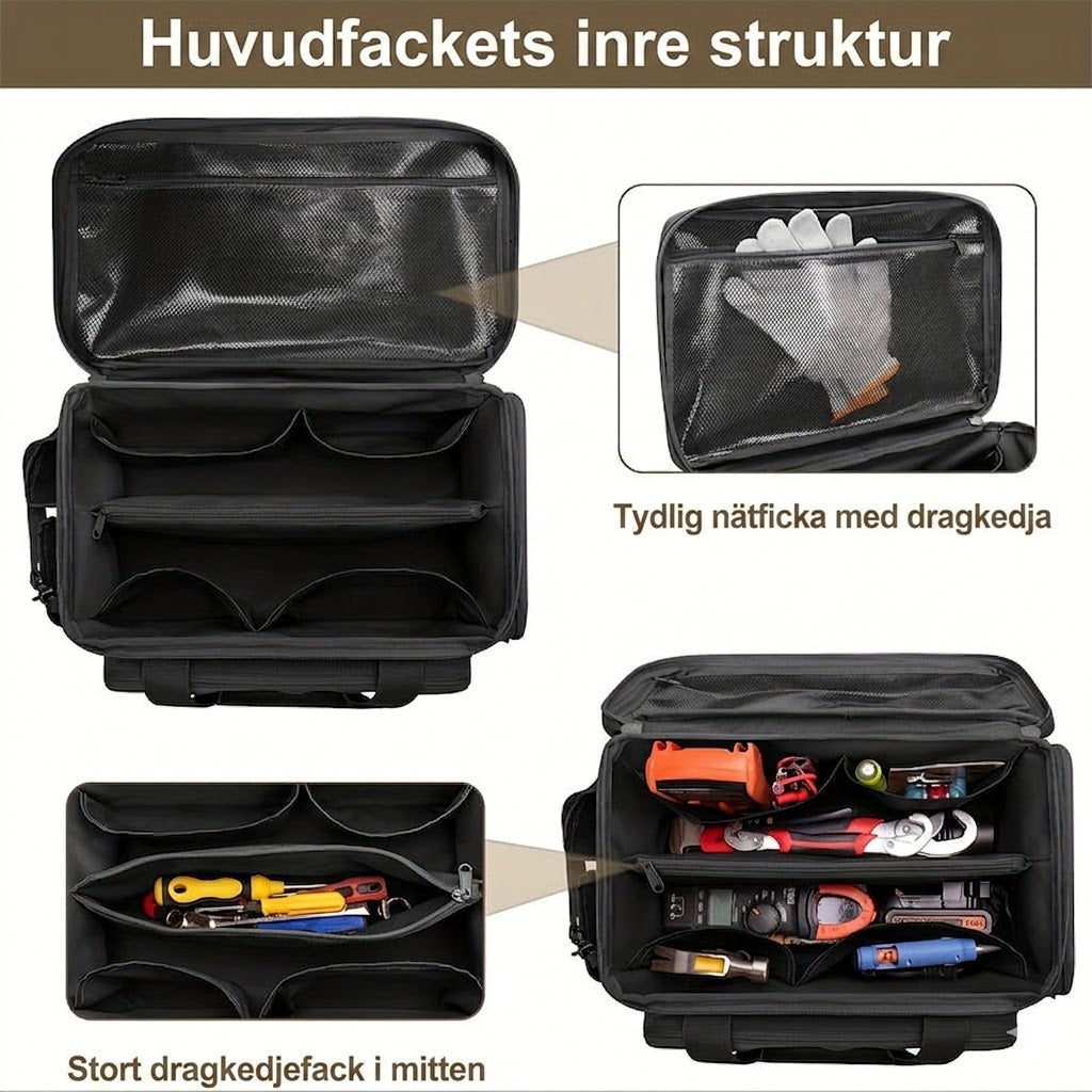 Multifunktionell Verktygsväska – Slitstark Organiserare