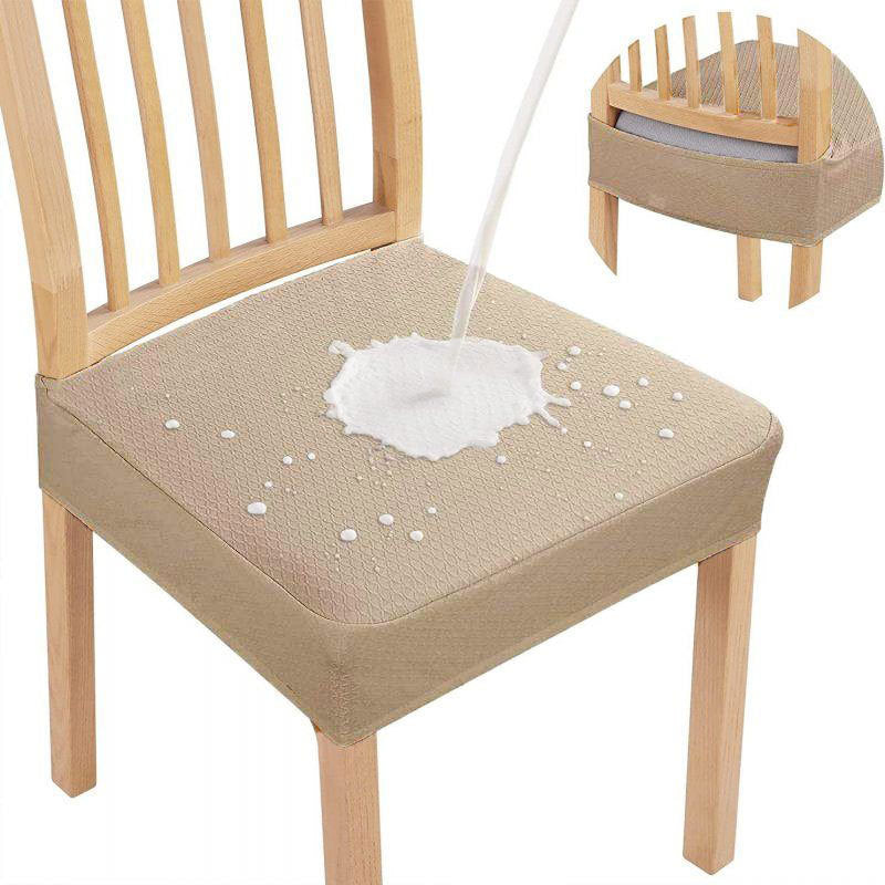 Vattentätt Stolsöverdrag i Jacquard – Halkfritt & Lättskött Sitsöverdrag för Matstolar-2-pack