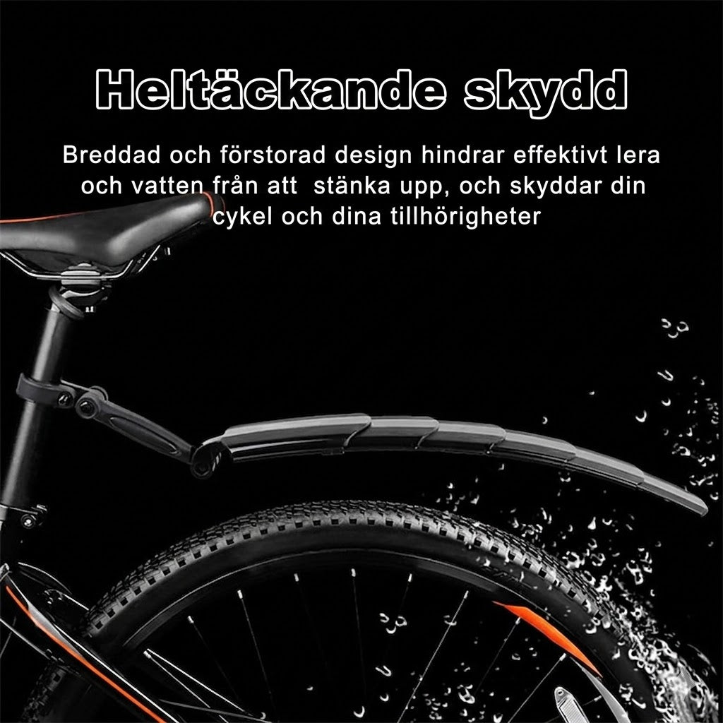 Justerbart & Utdragbart Stänkskärmsset