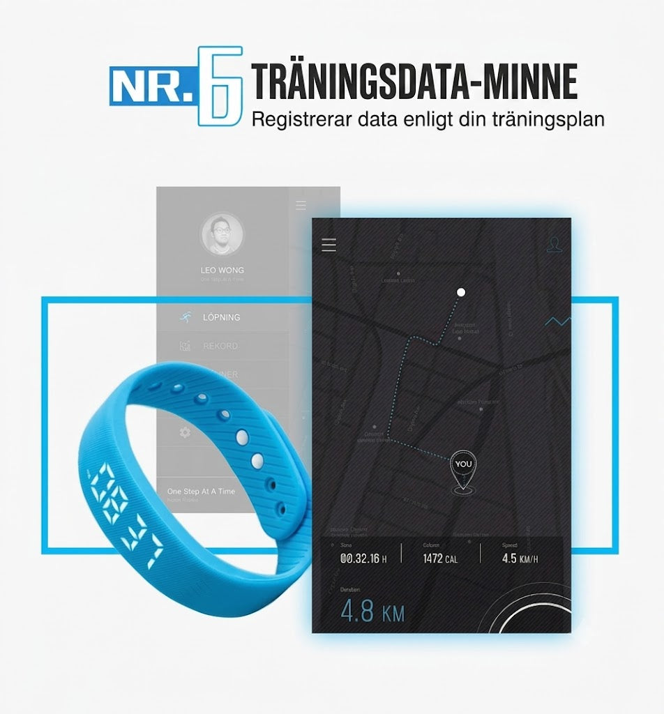 ApexFit™ Smart Sportarmband – För Löpning & Träning
