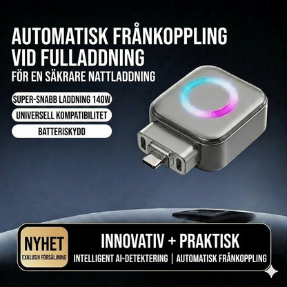 Smart Batteriladdare med Automatisk Avstängning – Snabbladdning och Överbelastningsskydd