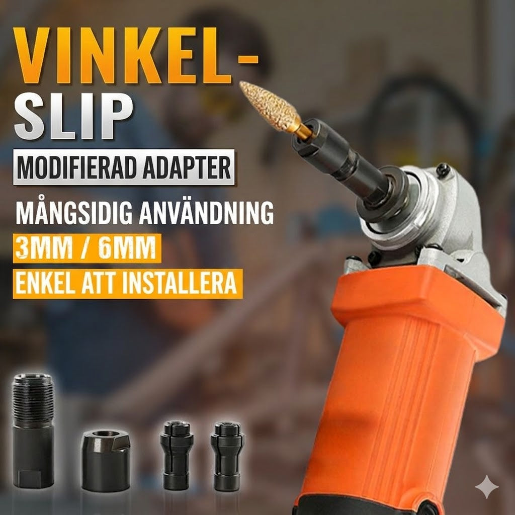 Adapterset för Vinkelslip – Gör om till Multiverktyg