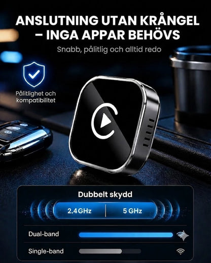 AirLink Drive™ Trådlös Adapter – Apple CarPlay & Android Auto