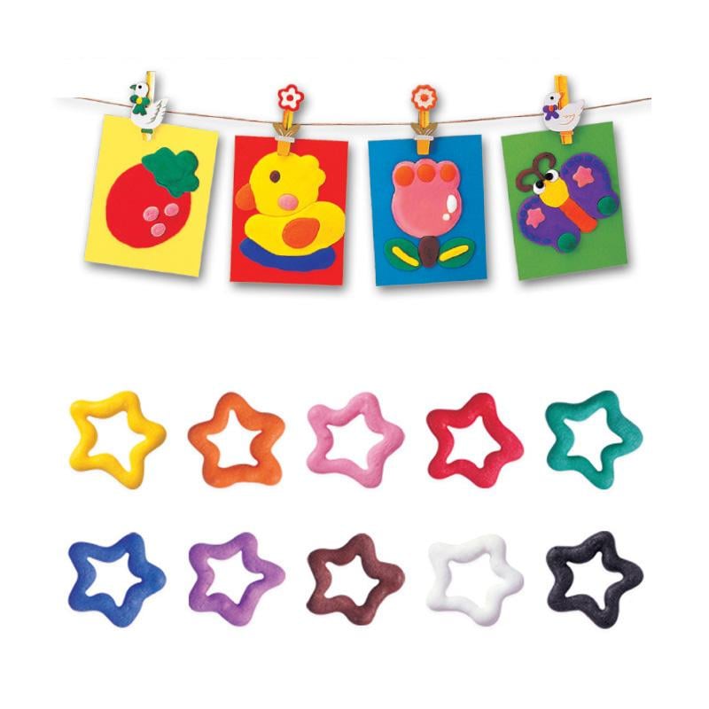 KiddieGlow™ Magiska 3D Popcorn-pennor – Pysselset för Barn