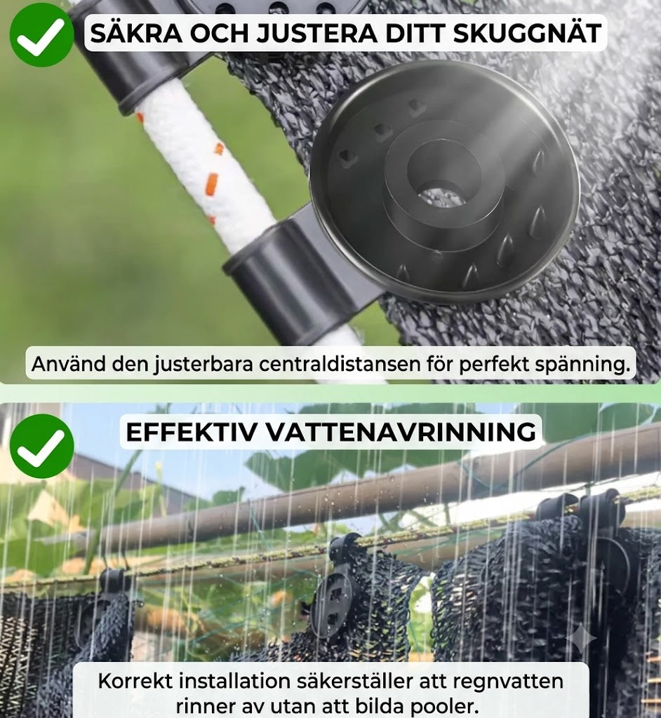 Slitstarka Solskyddsklämmor – Universella Tältklämmor för Utomhusbruk och Tyg