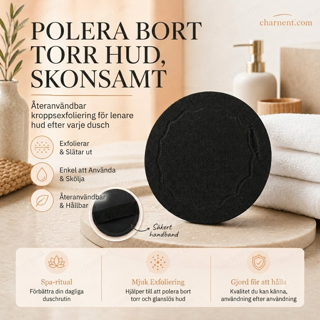 Exfolierande duschmatta för djuprengöring och skrubb Köp 1 få 2 på köpet – 3-pack