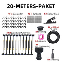 20-meterspaket (Stor gräsmatta)