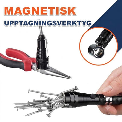 Magnetisk Teleskopficklampa, 360° Svanhals, Superljus