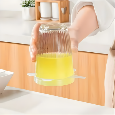 Återanvändbara Silikonlock (6-pack) – Stretchbara & Miljövänliga Matskydd