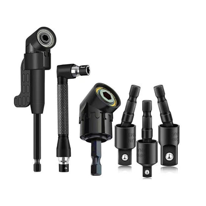 FlexiDrive 105° Vinkeladapter för Skruvdragare – Kompakt Vinkelväxel med Magnetisk Bitshållare