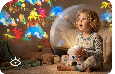 Dynamiskt Roterande LED-projektor