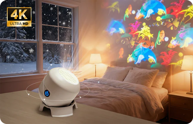 Dynamiskt Roterande LED-projektor