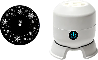 Dynamiskt Roterande LED-projektor