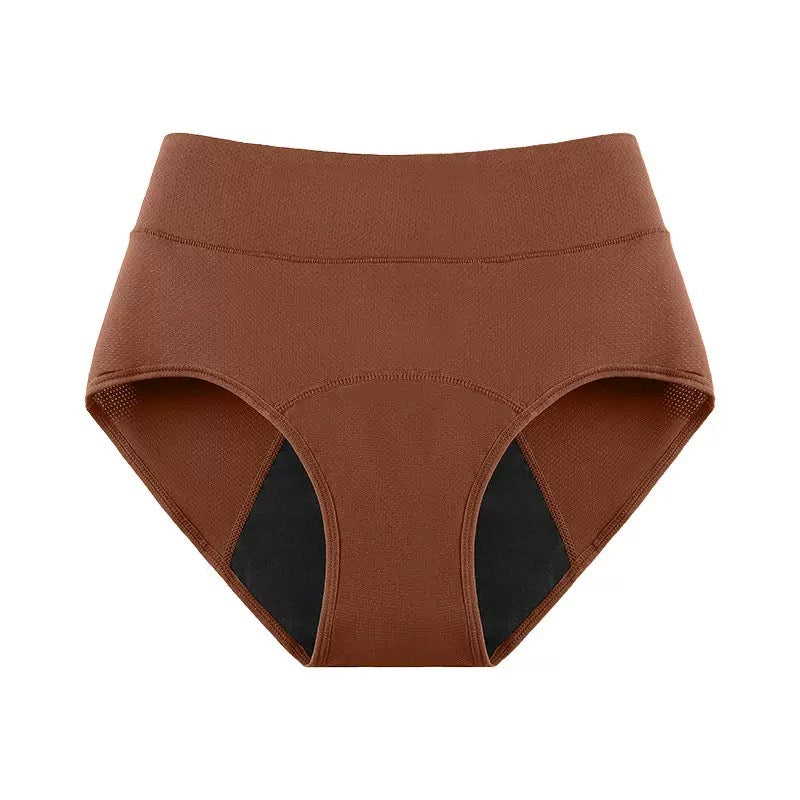 Inkontinenstrosor med Hög Midja (Heltäckande) – Läckagesäker Maxi-Trosa med Magstöd(2-Pack)