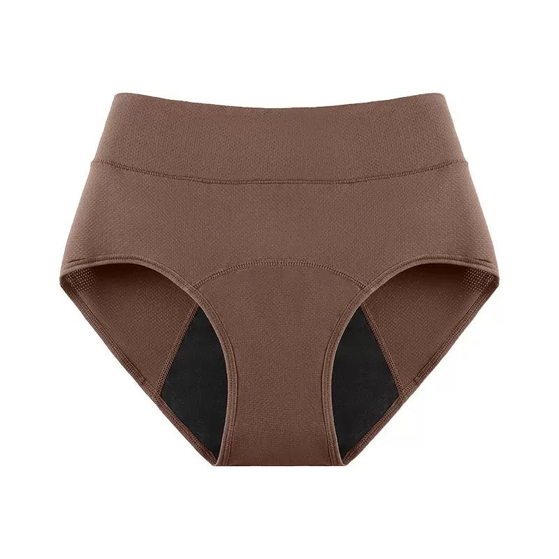 Inkontinenstrosor med Hög Midja (Heltäckande) – Läckagesäker Maxi-Trosa med Magstöd(2-Pack)