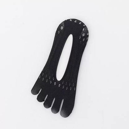Osynliga Sommarsockor med Halkskydd (5-pack)
