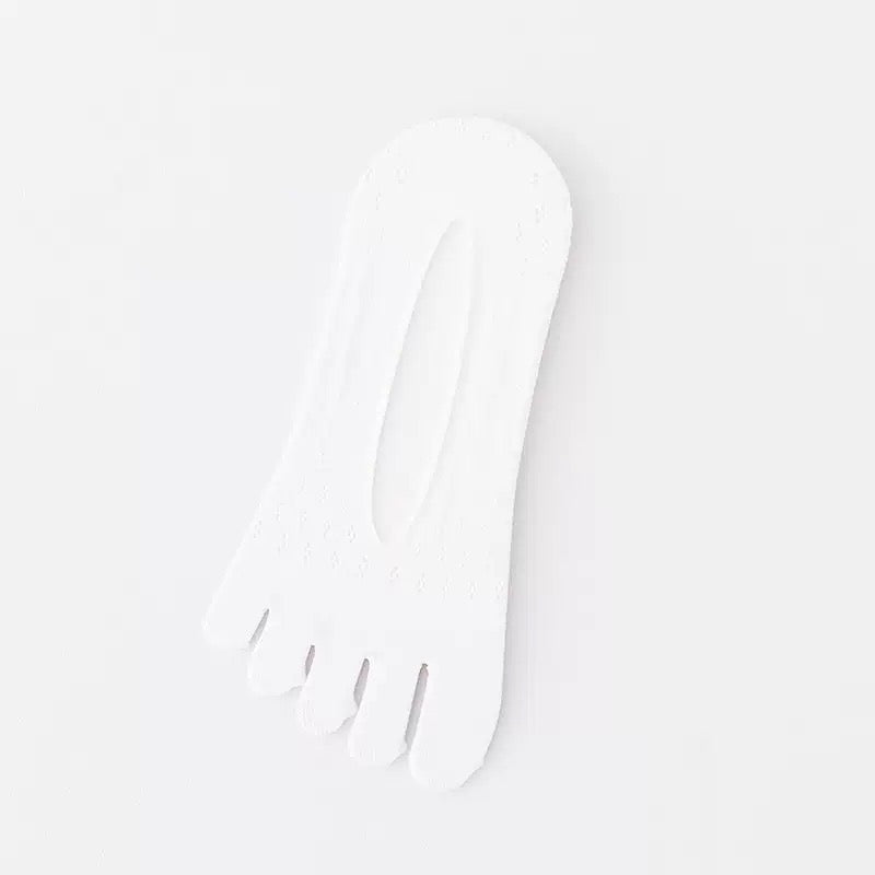 Osynliga Sommarsockor med Halkskydd (5-pack)
