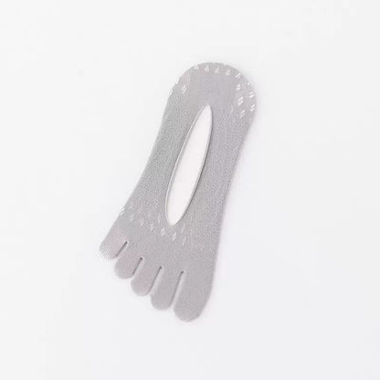 Osynliga Sommarsockor med Halkskydd (5-pack)