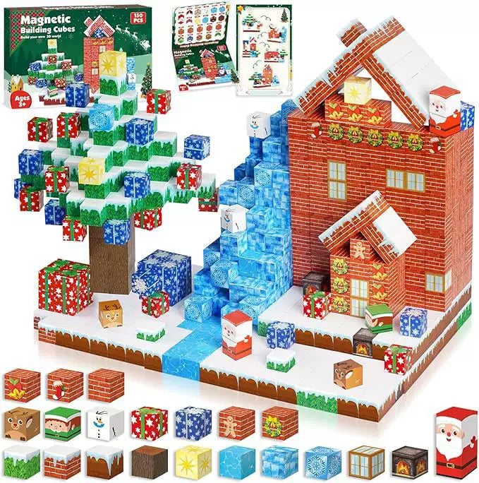 PixelBuild™ Magnetiska Byggklossar | Kreativ & Pedagogisk Leksak för Barn
