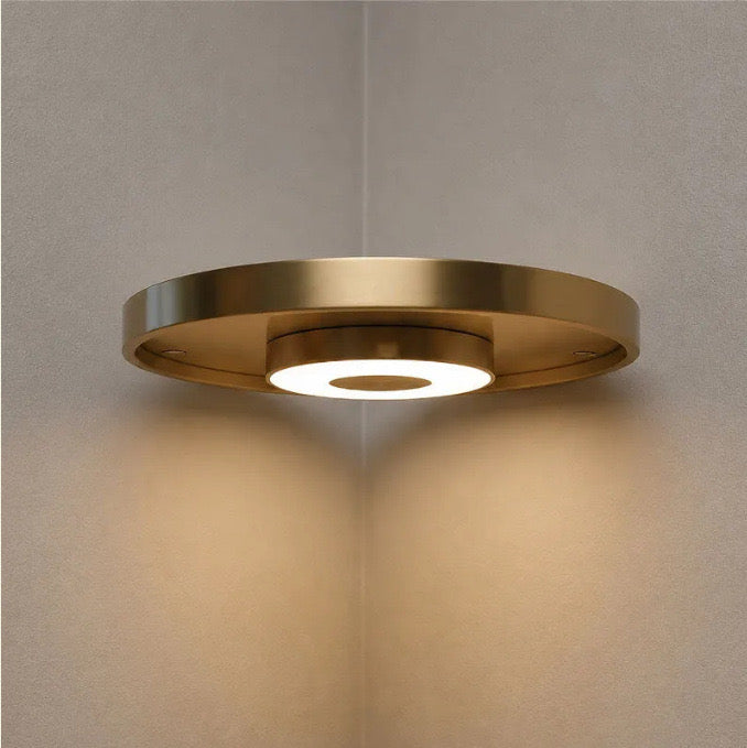 Svävande Vägghylla med Ambient LED-ljus 🪴 Modern Växtdisplay