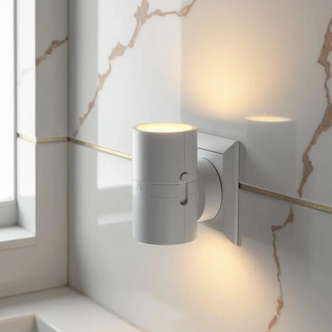 Modern LED Vägglampa med Rörelsesensor – "Up & Down" i Aluminium