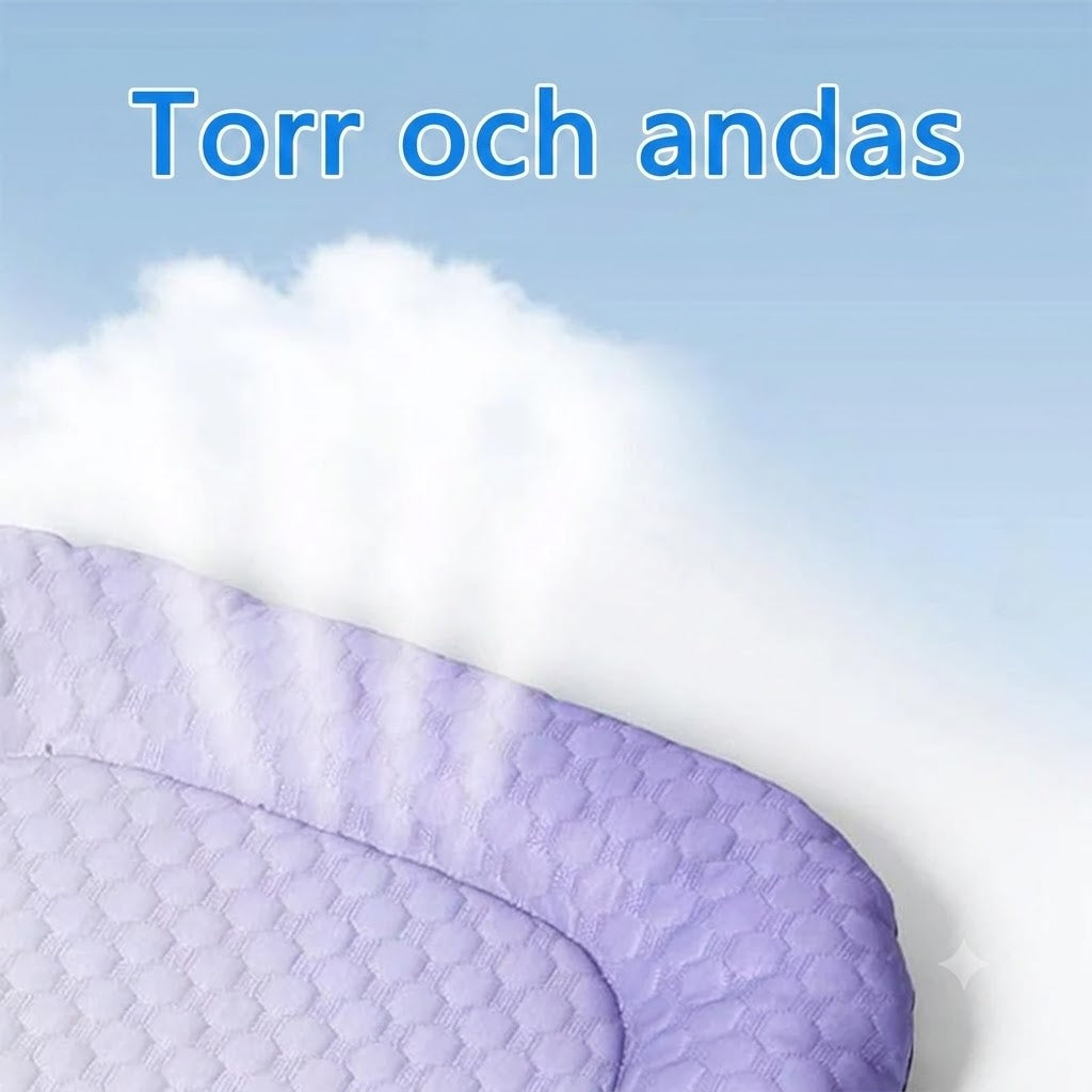 3D Kylmatta för Hundar och Katter – Andningsbar Sommarsäng med Gelkulor