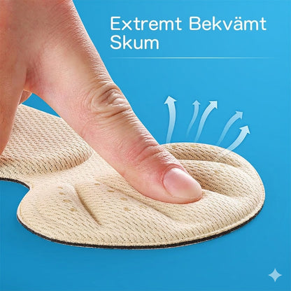 Klippbara Självhäftande Hälkuddar mot Skoskav (5-pack / 5 par)