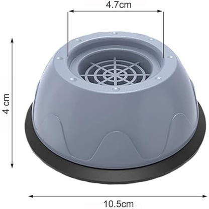 VeloPack™ Antivibrationsfötter för Tvättmaskin – Ljuddämpande