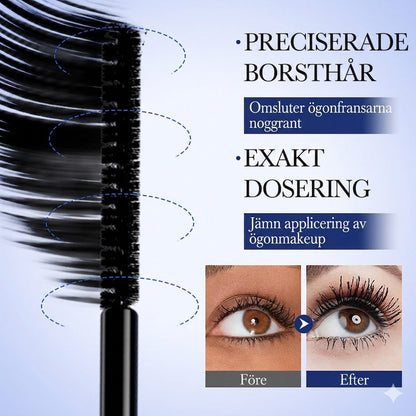Vattentät Mascara för Volym och Längd – Sitter Säkert i 12 Timmar