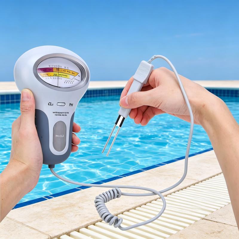 Digital Pooltestare för pH och Klor – Snabb Vattenmätare utan Kemikalier