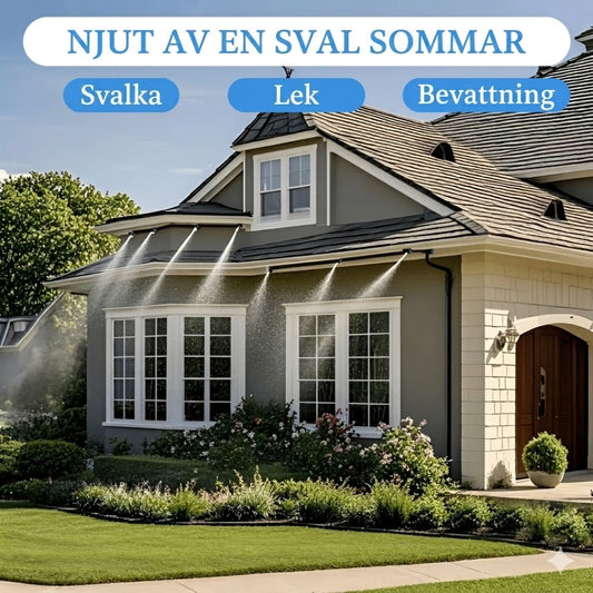 360° Böjt Automatiskt Bevattningssystem för Trädgården – Smart & Effektiv Bevattning