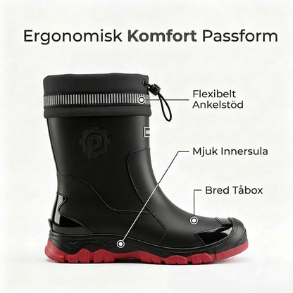 ApexPower™ Halvhöga Vattentäta Gummistövlar Unisex – Halkfria