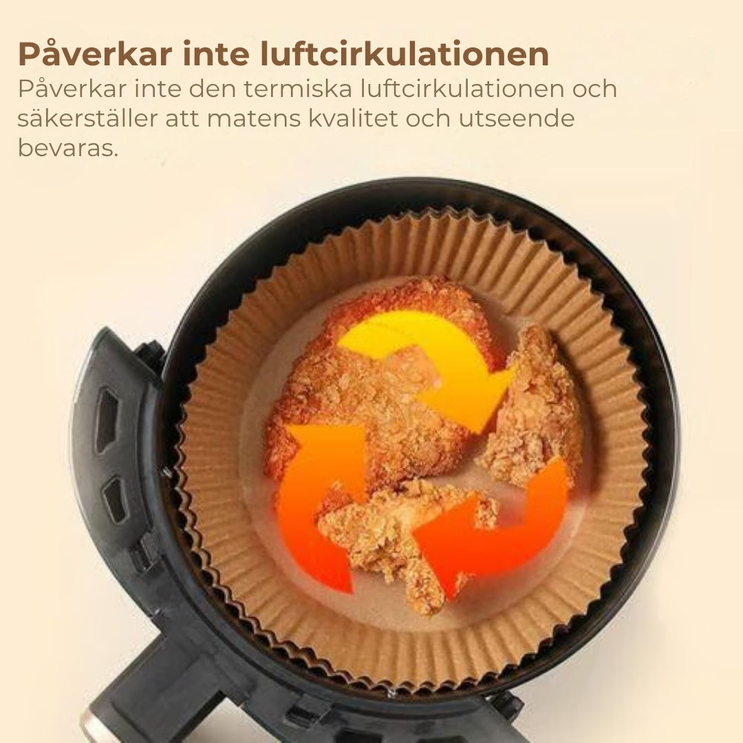 Bakplåtspapper för Airfryer 100-pack