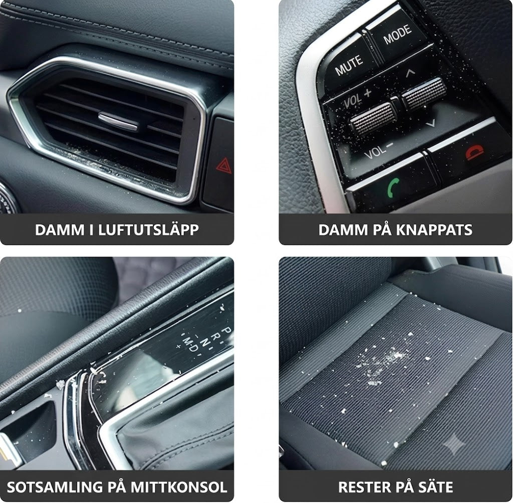 Mjuk Bilborste för Effektiv Rengöring Köp 1 Få 1 På Köpet – 2-pack Detaljborste