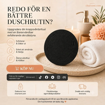 Exfolierande duschmatta för djuprengöring och skrubb Köp 1 få 2 på köpet – 3-pack