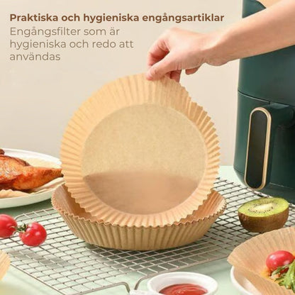 Bakplåtspapper för Airfryer 100-pack