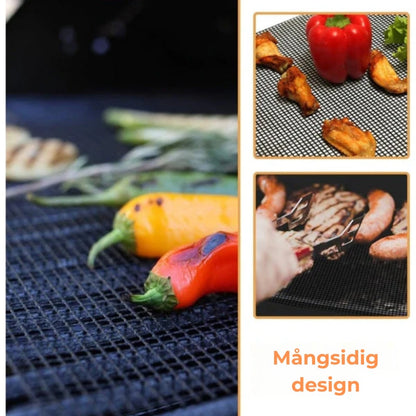 Grillmatta i Nät – Återanvändbar Non-Stick