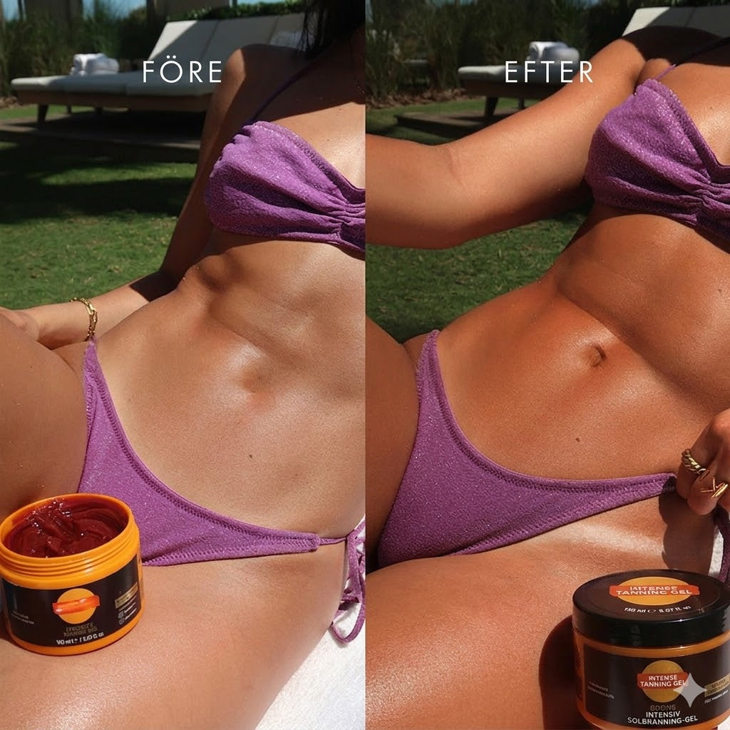 Premium Tanning Gel för Djup Solbränna – Intensivt Återfuktande