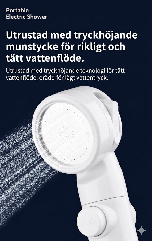 Bärbar Campingdusch för Utomhusbruk – Mobil Resedusch