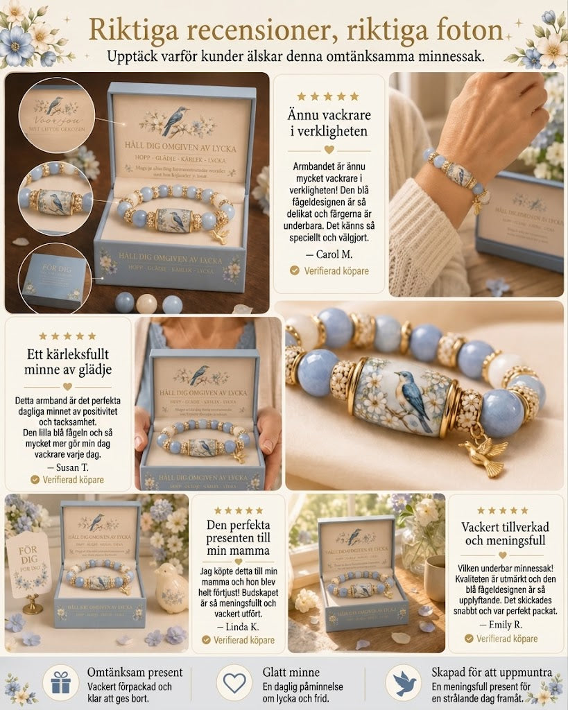 Elegant Armband med Hopp och Nåd