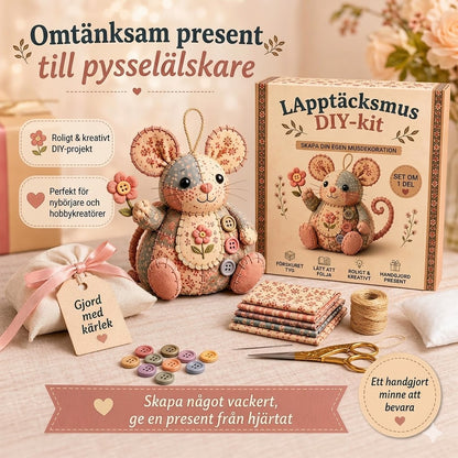 Sykit för Gosedjur i Retrodesign – Komplett Handarbetsserie för Söt Mus