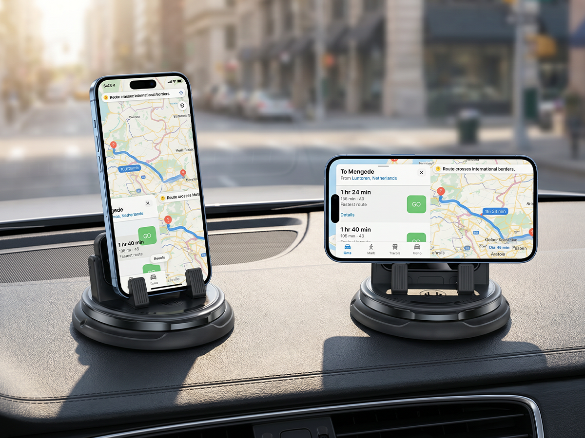 Roterbar Mobilhållare för Bil