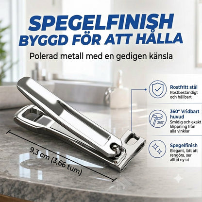 FlexiGrip™ 360° Roterbar Nagelklippare i Rostfritt Stål