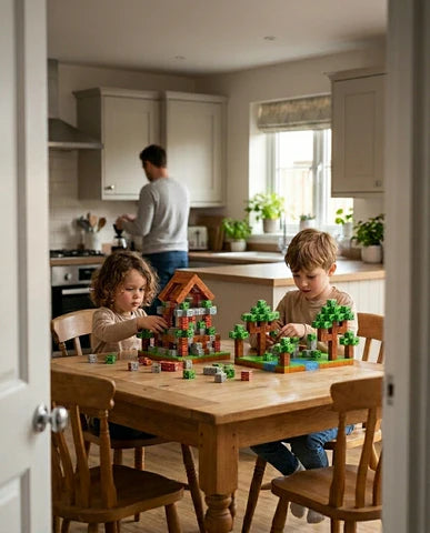 PixelBuild™ Magnetiska Byggklossar | Kreativ & Pedagogisk Leksak för Barn