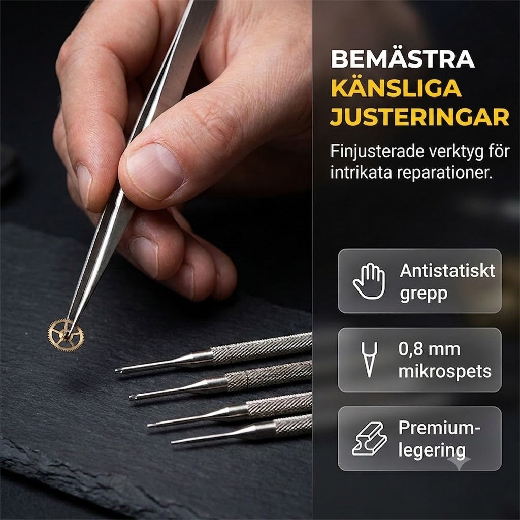 Proffsig Verktygssats för Klockreparation