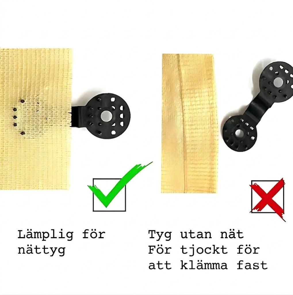 Slitstarka Solskyddsklämmor – Universella Tältklämmor för Utomhusbruk och Tyg