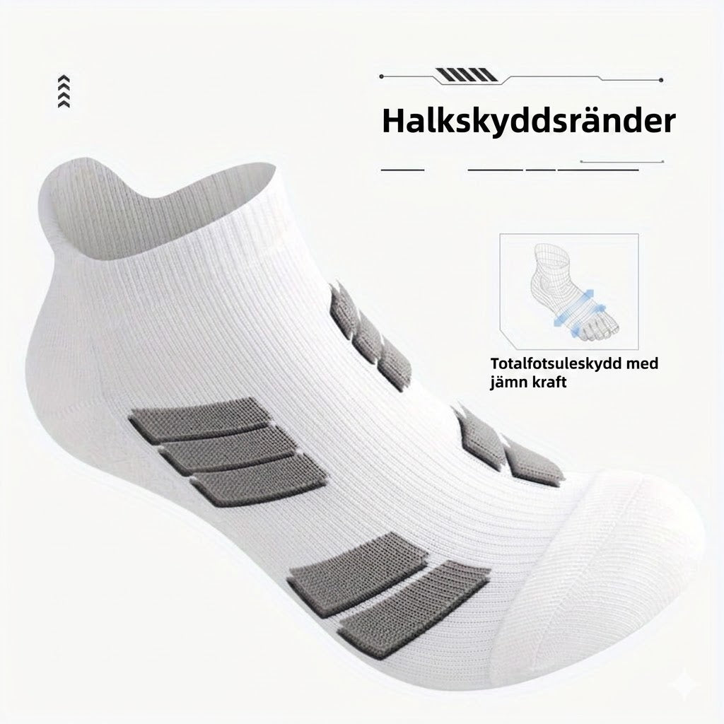 Unisex Osynliga Strumpor – Halkfria, Andningsbara & Perfekta för Sport